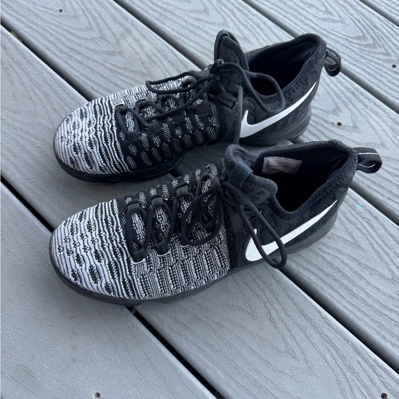 Nike KD 9 “Oreo” Black White Basketball Shoes Men’s Size 11 - Picture 2 of 7